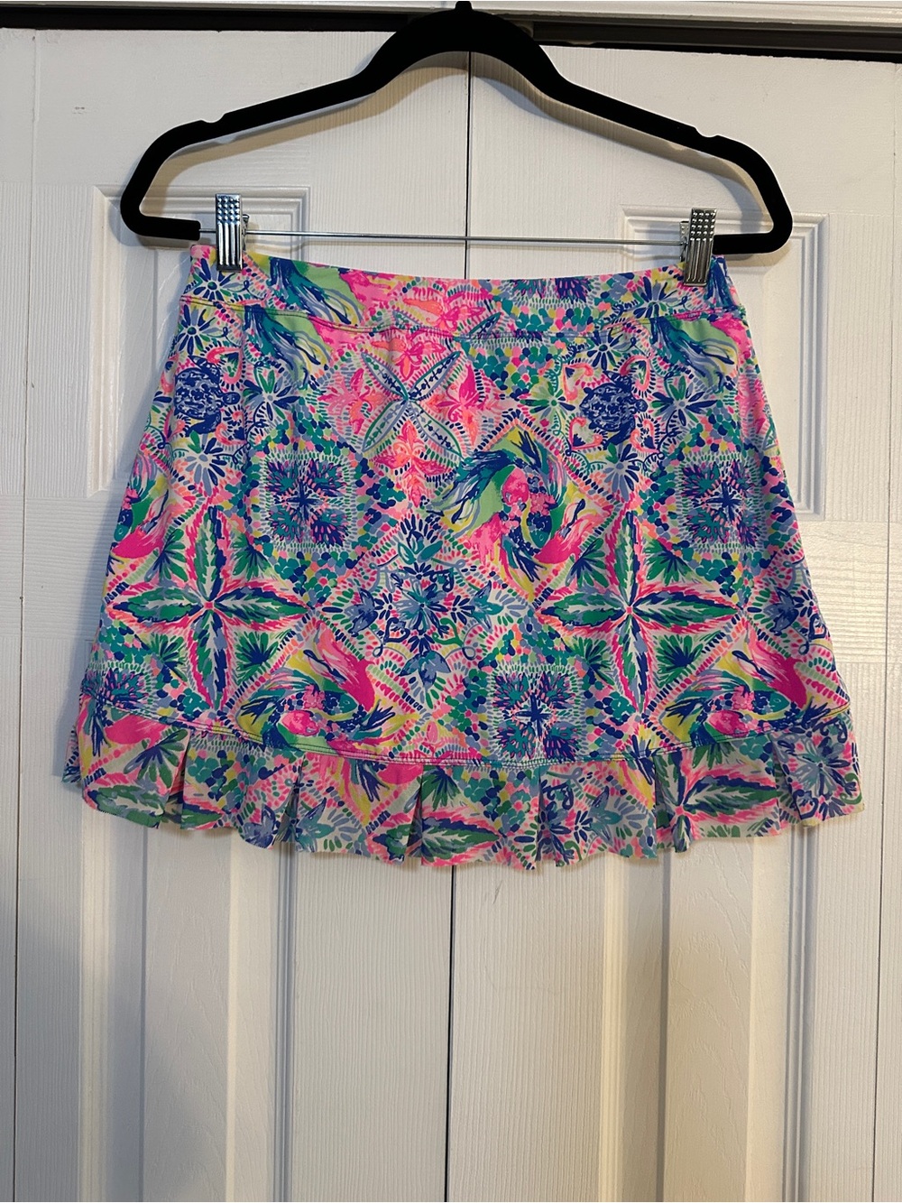 Lilly Pulitzer Luxletic Meryl Azelie Skort Dancing On The Deck Rare - Picture 2 of 5